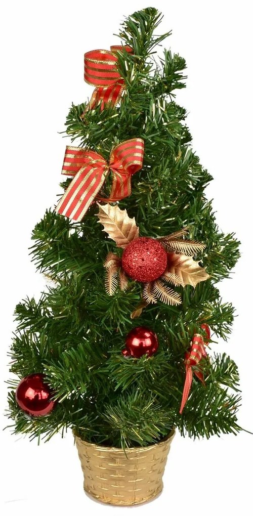 Caronia karácsonyi díszített fa, 45 cm