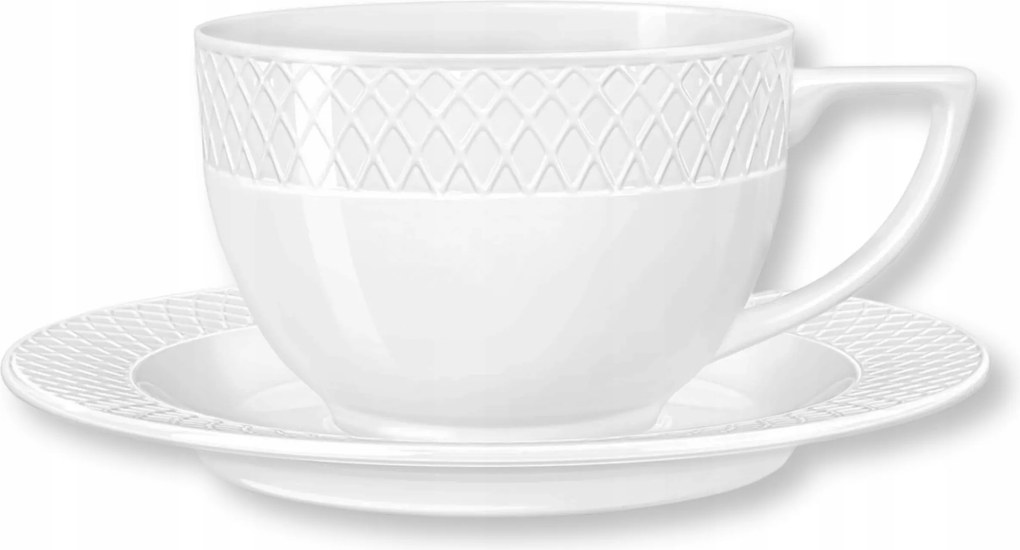 Porcelán csésze csészealjjal, Prémium, kávéhoz, stílusos 240 ml Wilmax