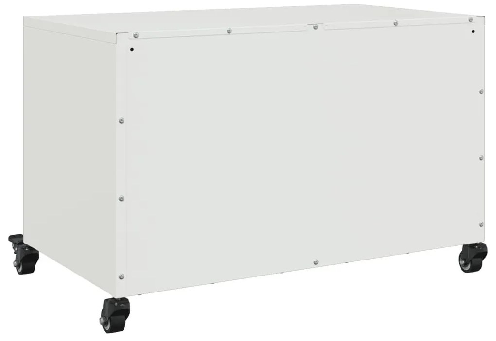 fehér acél TV-szekrény 68 x 39 x 43,5 cm