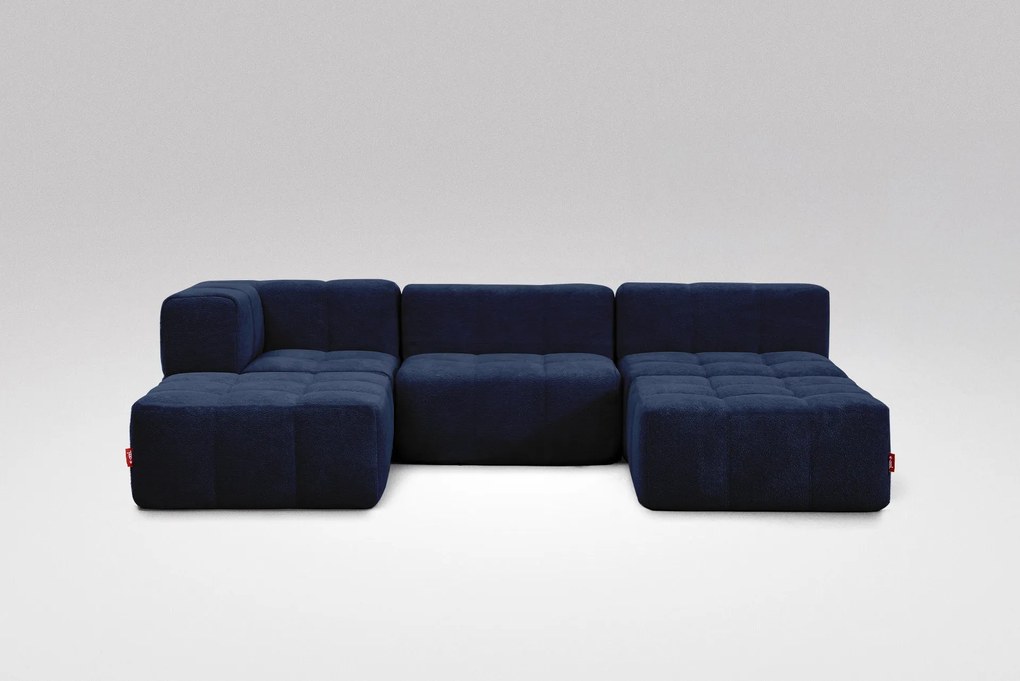 5 Teiliges Modulares Sofa – Blau