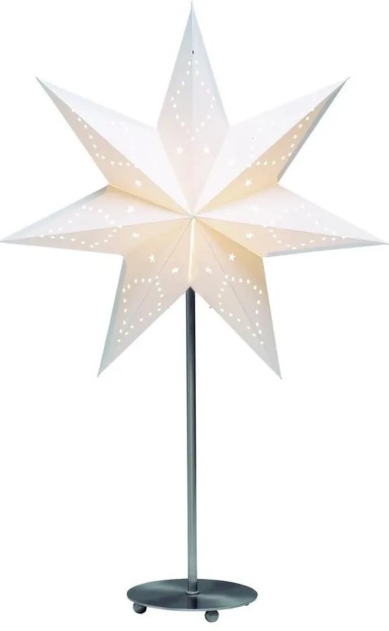 Markslöjd 8813 - Karácsonyi dekoráció SATURNUS 1xE14/25W/230V fehér 67 cm