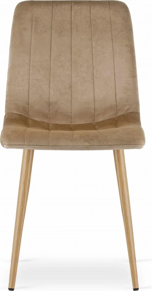 AKCIÓ Barna bársony szék LAVA II. osztályú