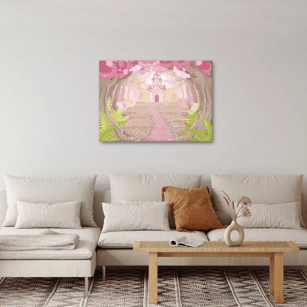 Kép - Utazás a rózsaszín királyságba (70x50 cm)