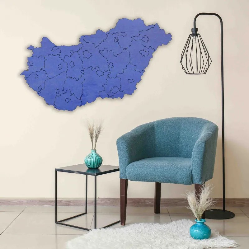 Magyarország fából készült falitérkép - 40 db | SENTOP M005