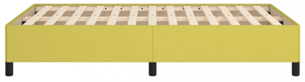 zöld szövet ágykeret matrac nélkül 120x200 cm