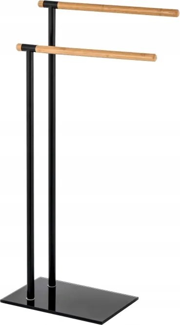 Bisk Umbra Törölközőtartó állvány Fekete 07985