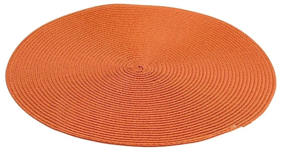 Altom Straw tányéralátét terrakotta, átmérő 38 cm, 4 db-os szett