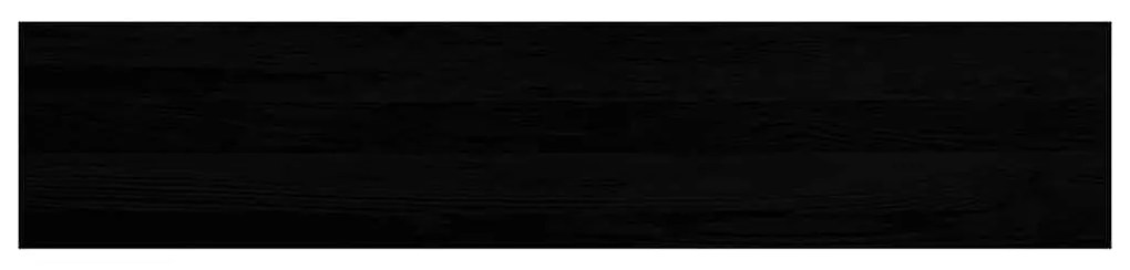 ablakpárkányok 2 db sötétbarna 120x25x2 cm tömör fa tölgyfa