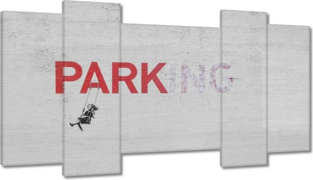 Festmények 120x65 Banksy Parkoló