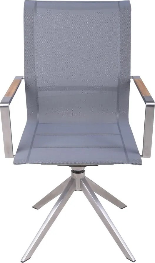 Szürke fém kerti szék Salida – Garden Pleasure