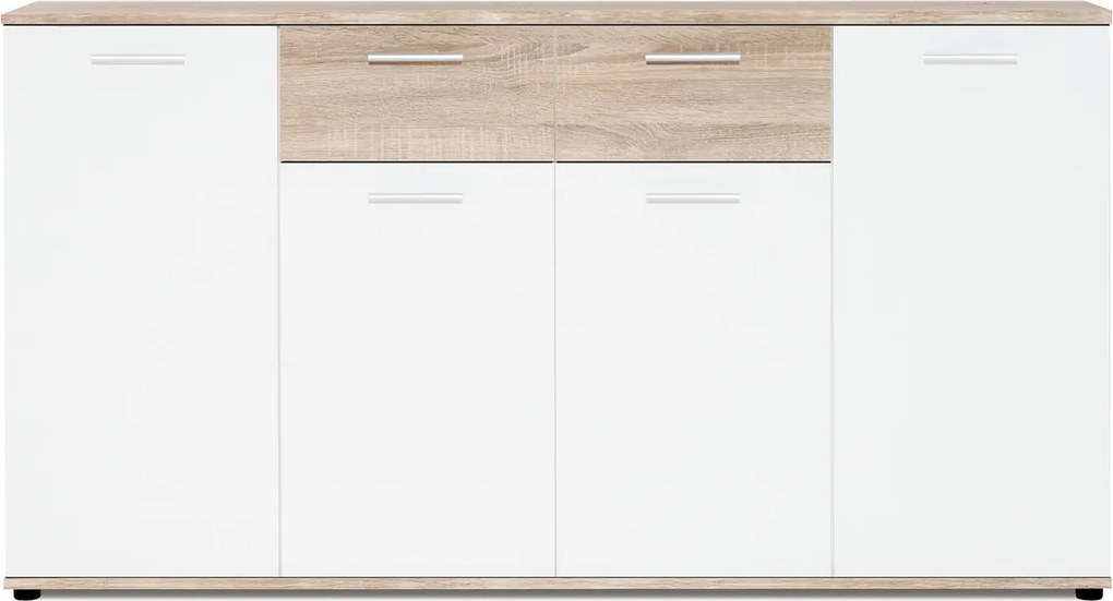 Jacky 3 sonoma/fehér komód 160 cm
