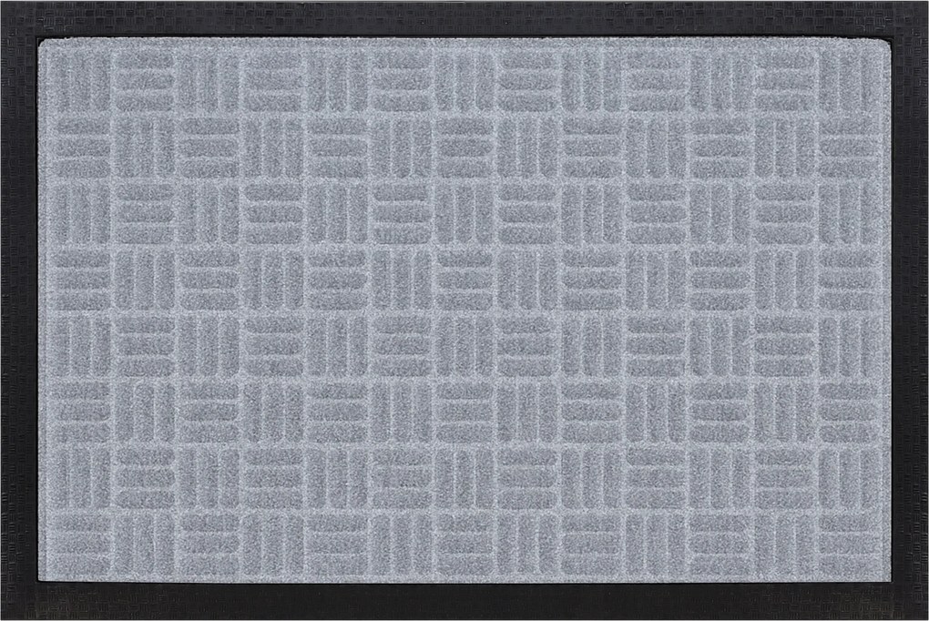 Lábtörlő Ajtó Alá 40X60 Külső Szürke 3D Belső Gumi
