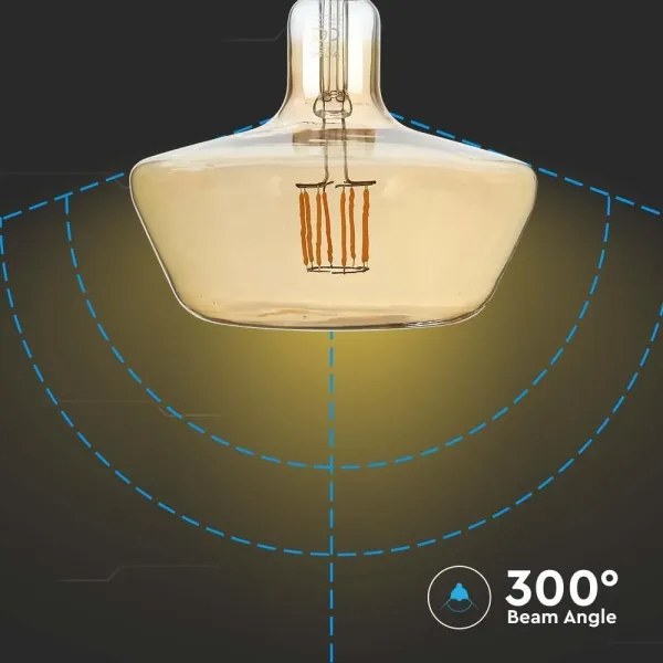 LED Izzó FILAMENT T180 E27/8W/230V 1800K
