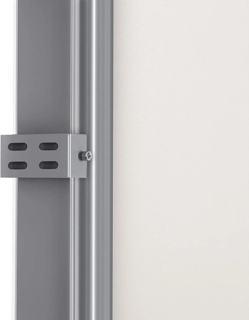 SONGMICS oldalsó rolós árnyékoló, kihúzható napellenző 200x350cm bézs