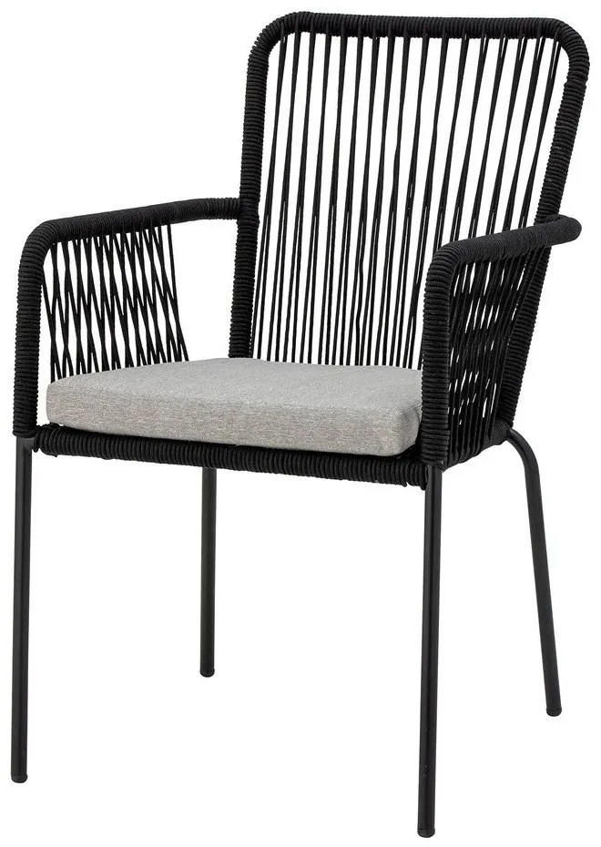 Fekete étkezőszék szett 2 db-os Santino – Bloomingville