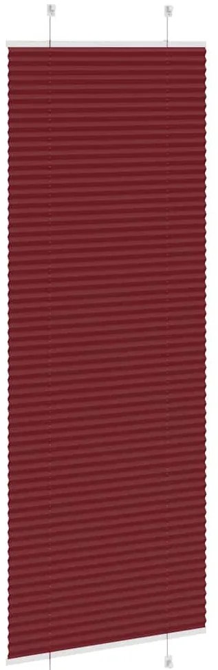 pliszírozott redőny Bordeaux piros 80x200 cm szövetszélesség
