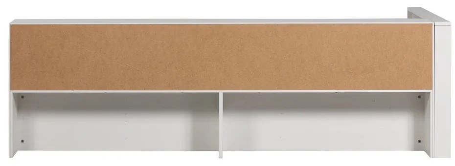 Fehér borovi fenyő egyszemélyes ágy ágyrács nélkül 90x200 cm Carter – WOOOD