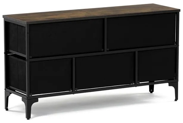 Többszínű MDF komód 103×30×56 cm BK