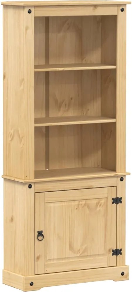 vidaXL Corona tömör fenyőfa magasszekrény 74 x 38 x 170 cm