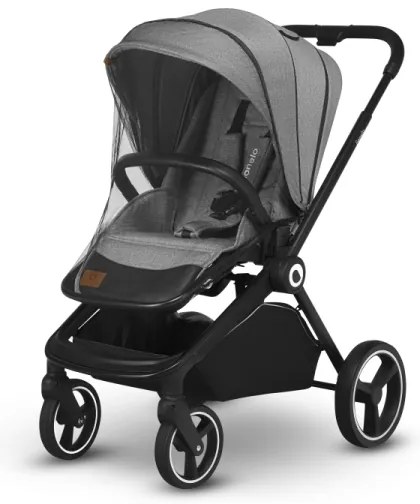 Lionelo - MIKA 2 az 1-ben kombinált babakocsi Grey Stone