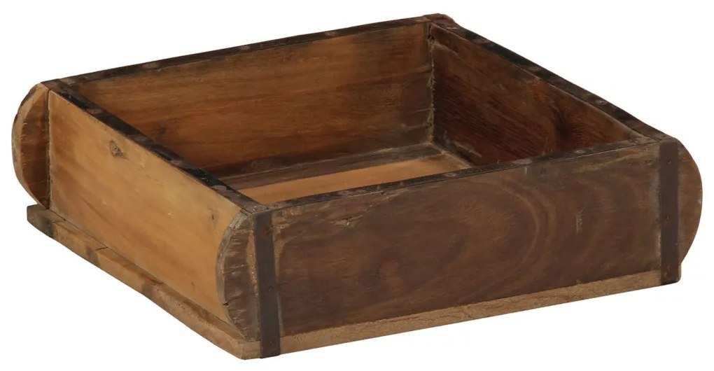 Tálcák 4 db 31x29x10 cm Tömbfa Újrahasznosított