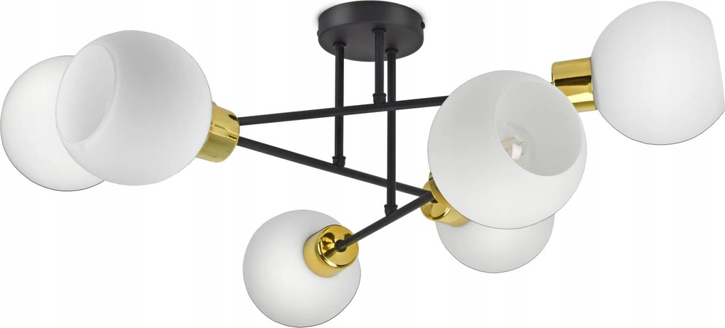 Függő lámpa Csillár Üveg Led tejgömbök