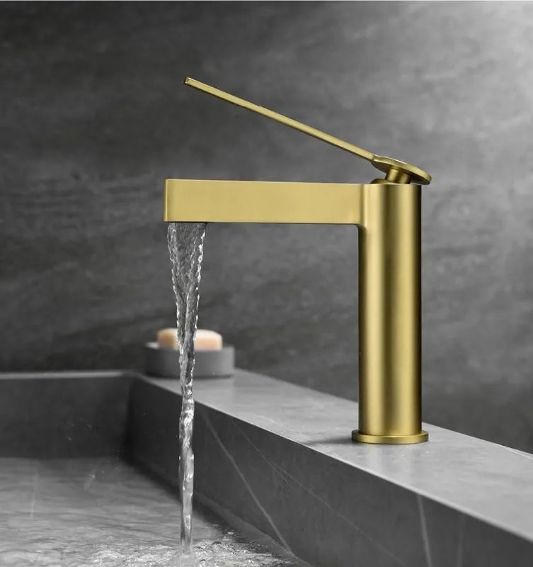 AREZZO design ELEGANT mosdócsaptelep, szálcsiszolt arany