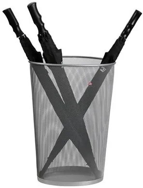 Esernyőtartó, fémhálós, ALBA Rain, szürke (BAF89)