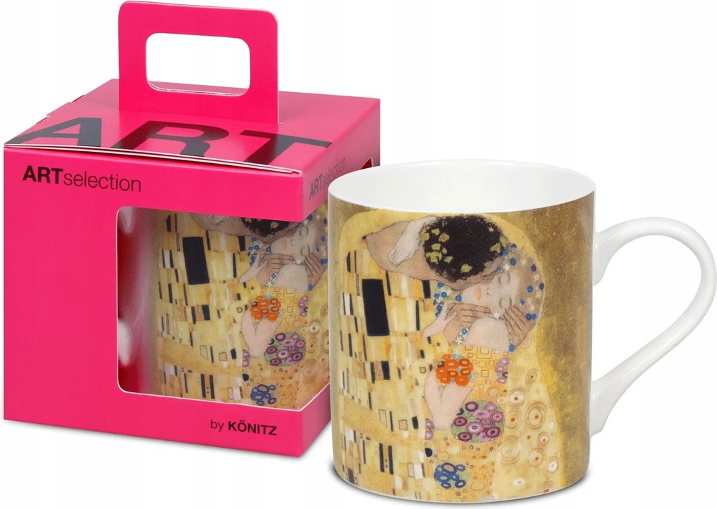 Bögre Csók by Gustav Klimt Könitz