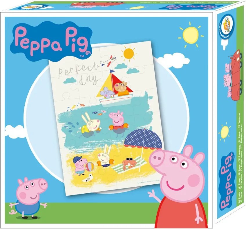 Peppa malac Summer Break puzzle 24 db-os