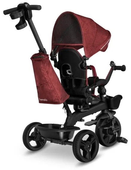 Lionelo - KORI gyermek tricikli Red Burgundy