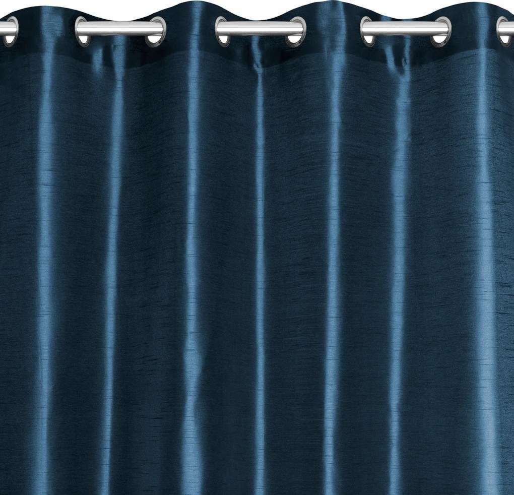 Satine dekorfüggöny 140 x 260 cm sötétkék