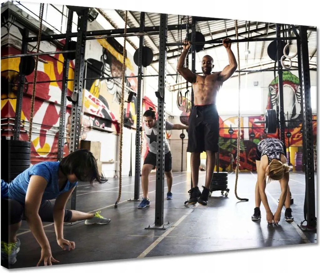 Vászonkép 40x30 Edzőterem Edzés Teljesítmény