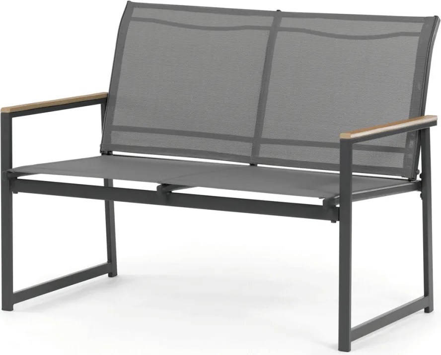 Kerti bútor garnitúra, hálós kivitel, szürke, AZS-S1212 GREY