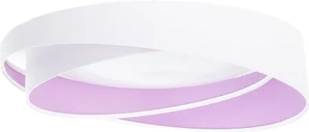 LED dimmelhető mennyezeti lámpa SM. GALAXY M. LED/24W/230V átm. 55 cm fehér/lila + távirányító