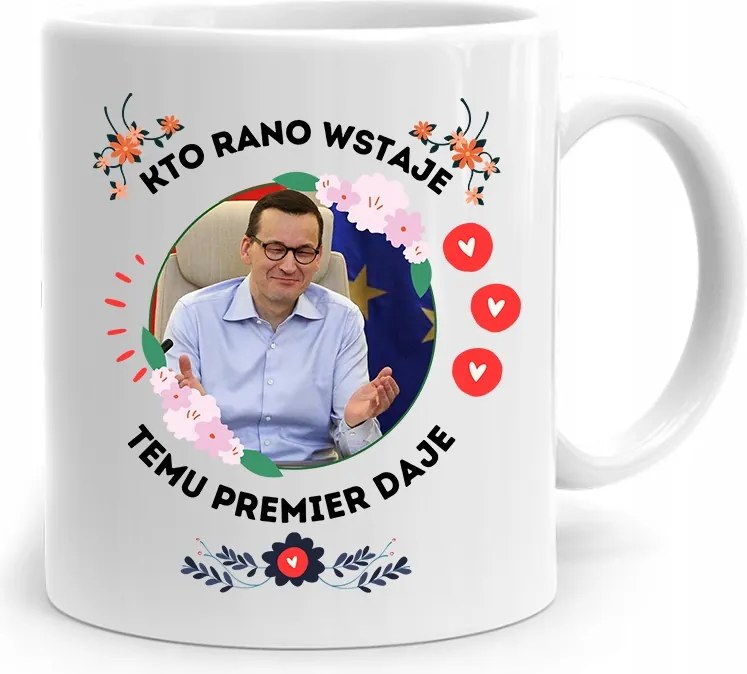 Bögre Politikus Miniszterelnök Mateusz Morawiecki Pis