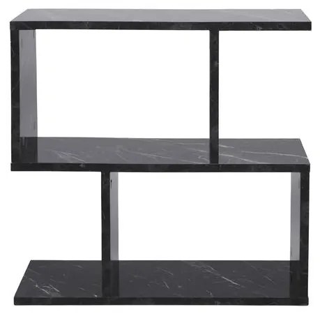 Kis asztal Life - Fekete, Marble