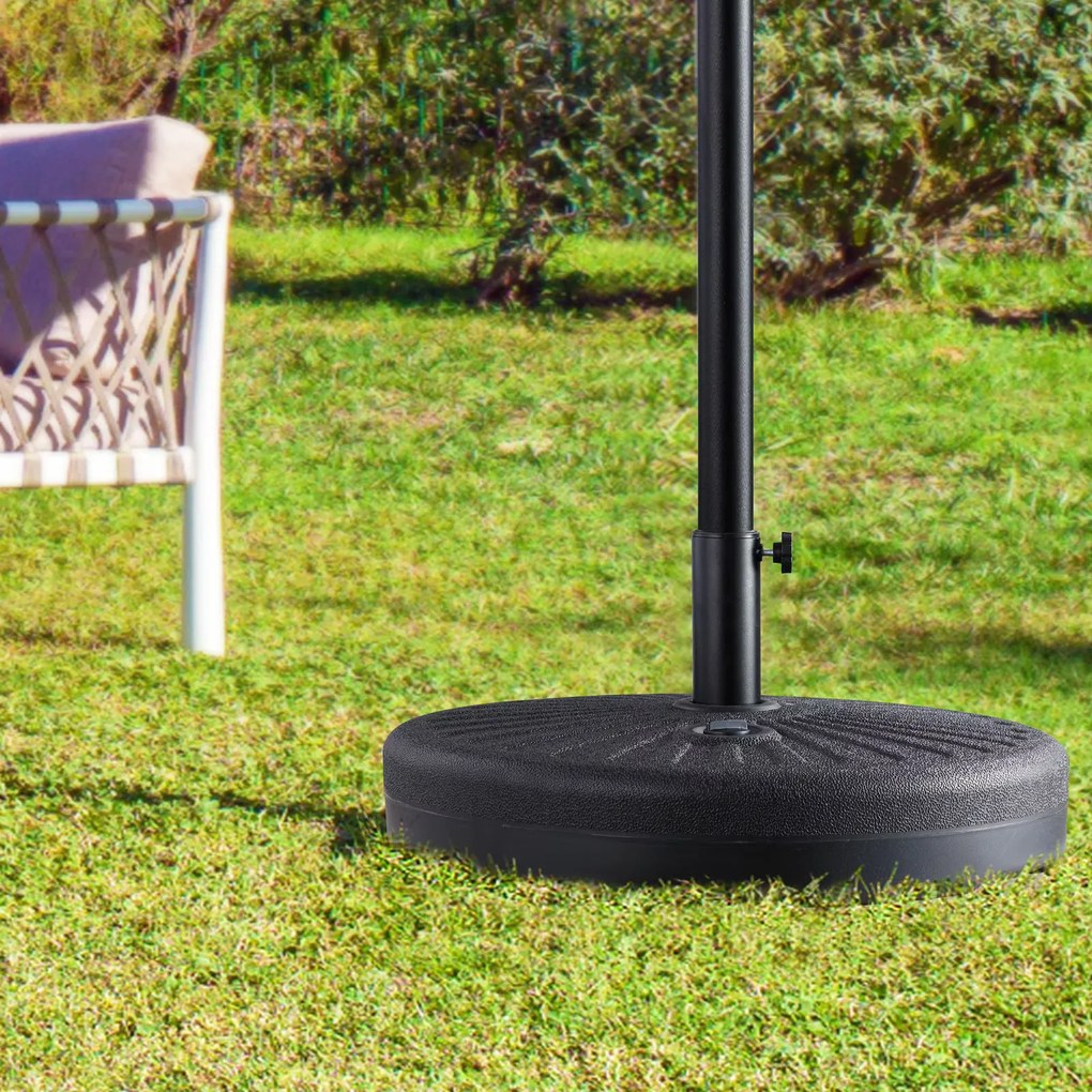 Casaria® Napernyőállvány Ø57 cm - antracit