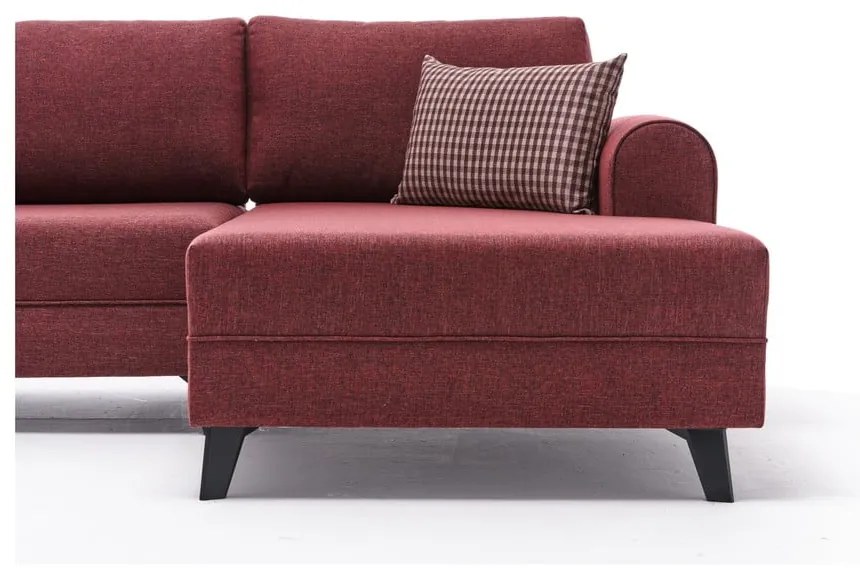 Téglavörös sarokkanapé (U alakú) Belen – Balcab Home