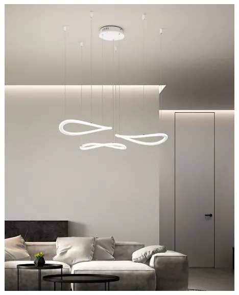 Fabas Luce 3711-47-102 - LED Csillár zsinóron TIRRENO LED/50W/230V