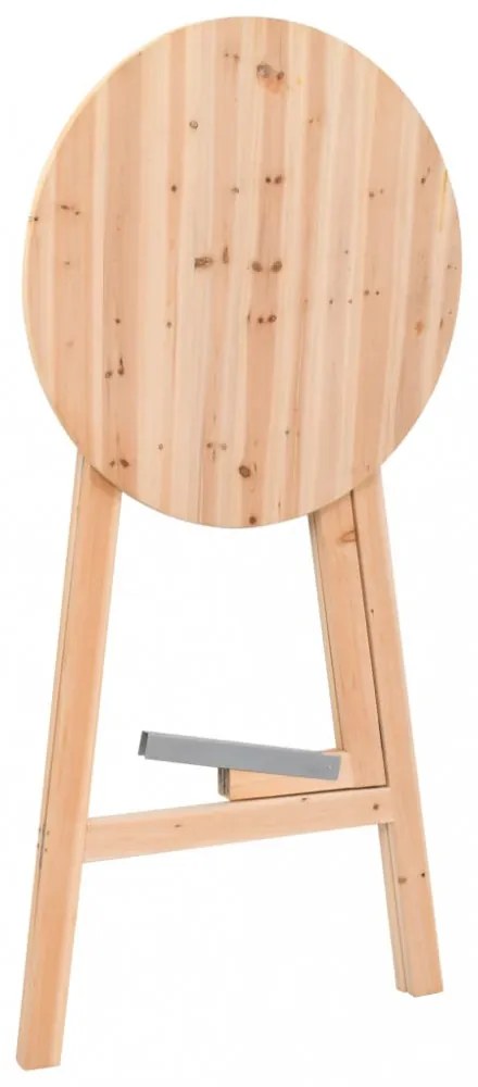 összecsukható fenyőfa bárasztal 78 cm
