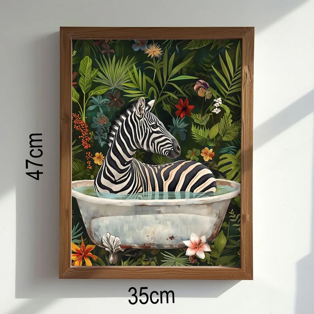 AI180 keretezett MDF falikép, 35 x 47 cm
