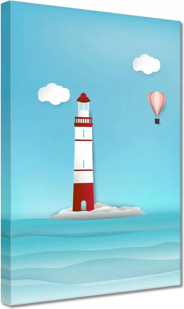 Vászonkép 20x30 Lámpás és lufi