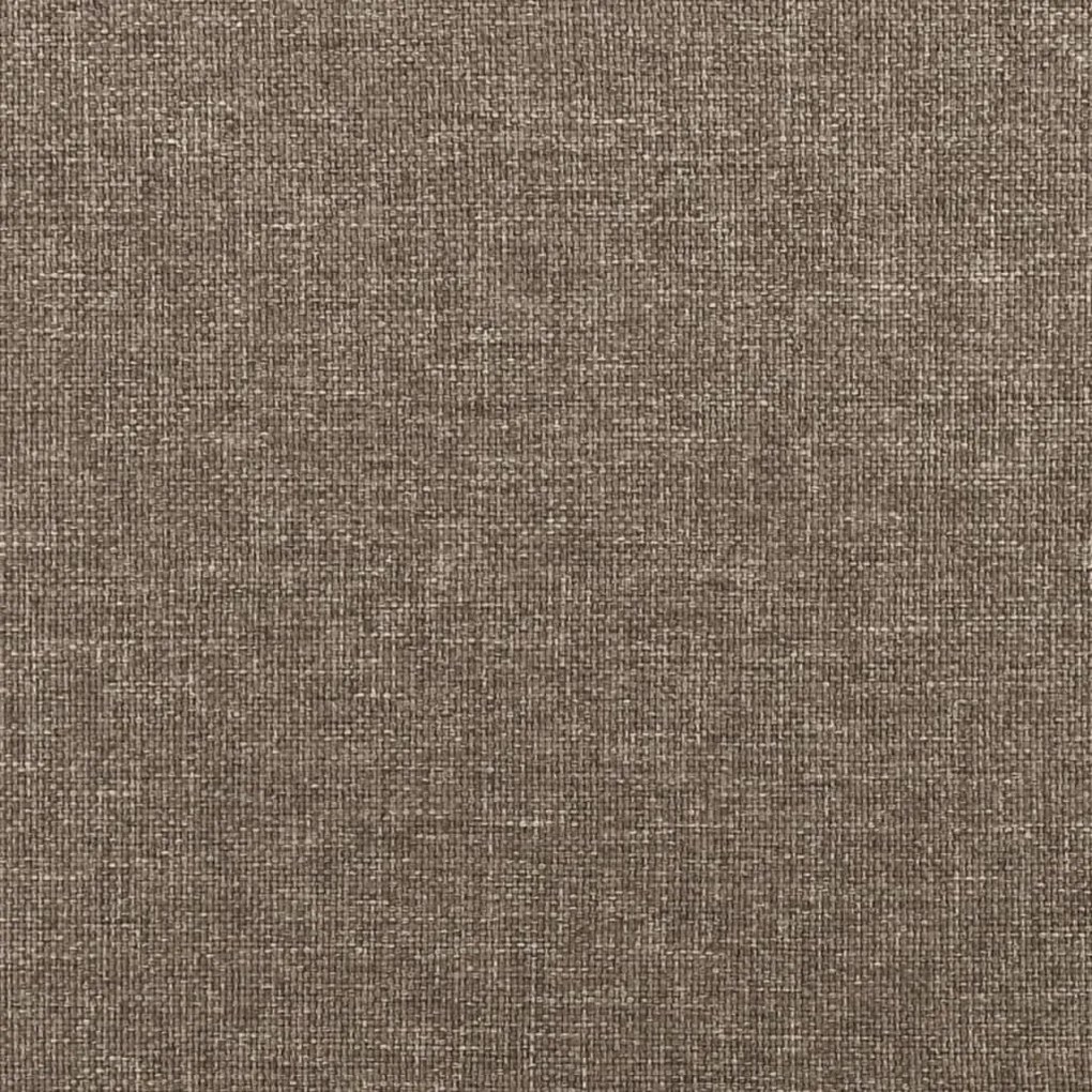 tópszínű szövet fejtámla szárnyakkal 93 x 23 x 118/128 cm