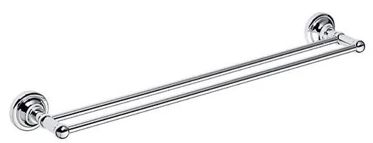 Ezüstszínű törölközőtartó 66,5x6,5 cm