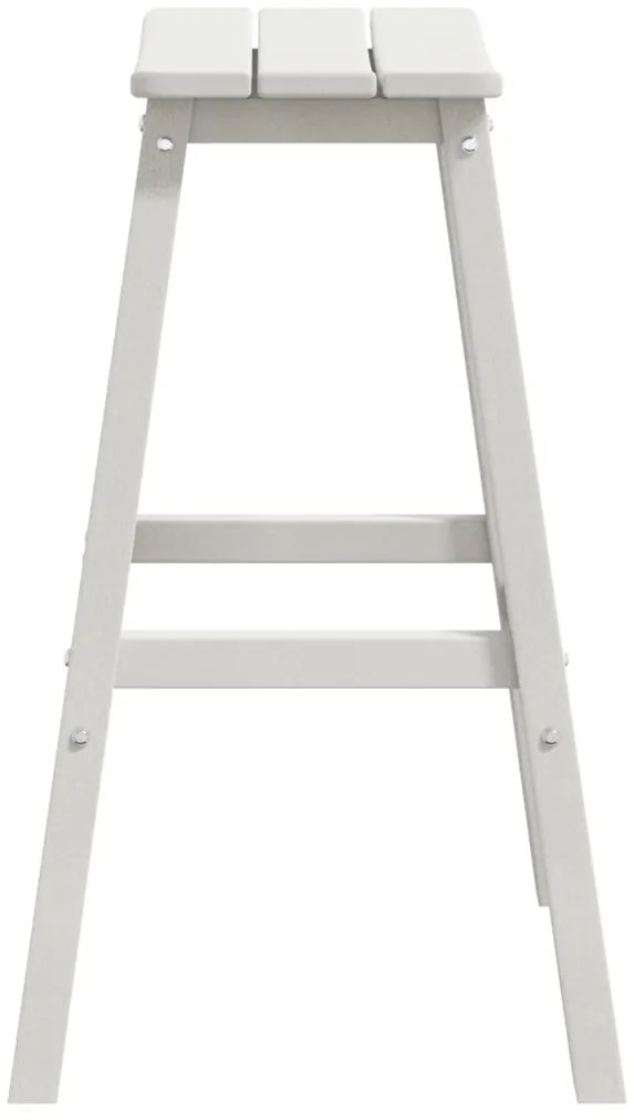 bárszékek 2 db Fehér HDPE