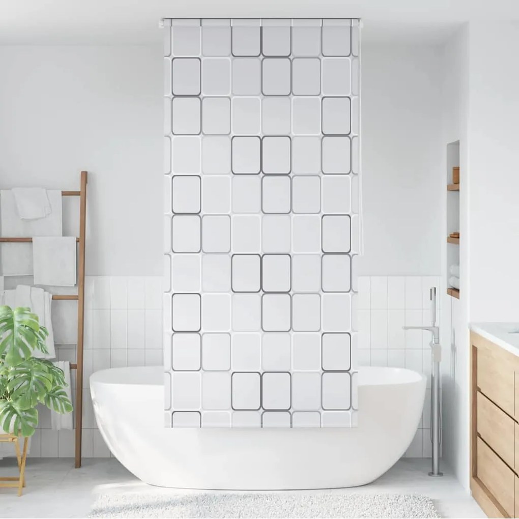 Kockamintás zuhanyroló 120 x 240 cm