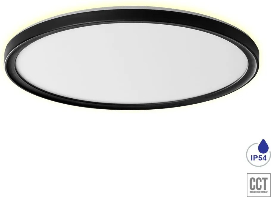 PREZENT 27314 CORDIA II. Kerek Mennyezeti Lámpa Fehér, Fekete LED IP20