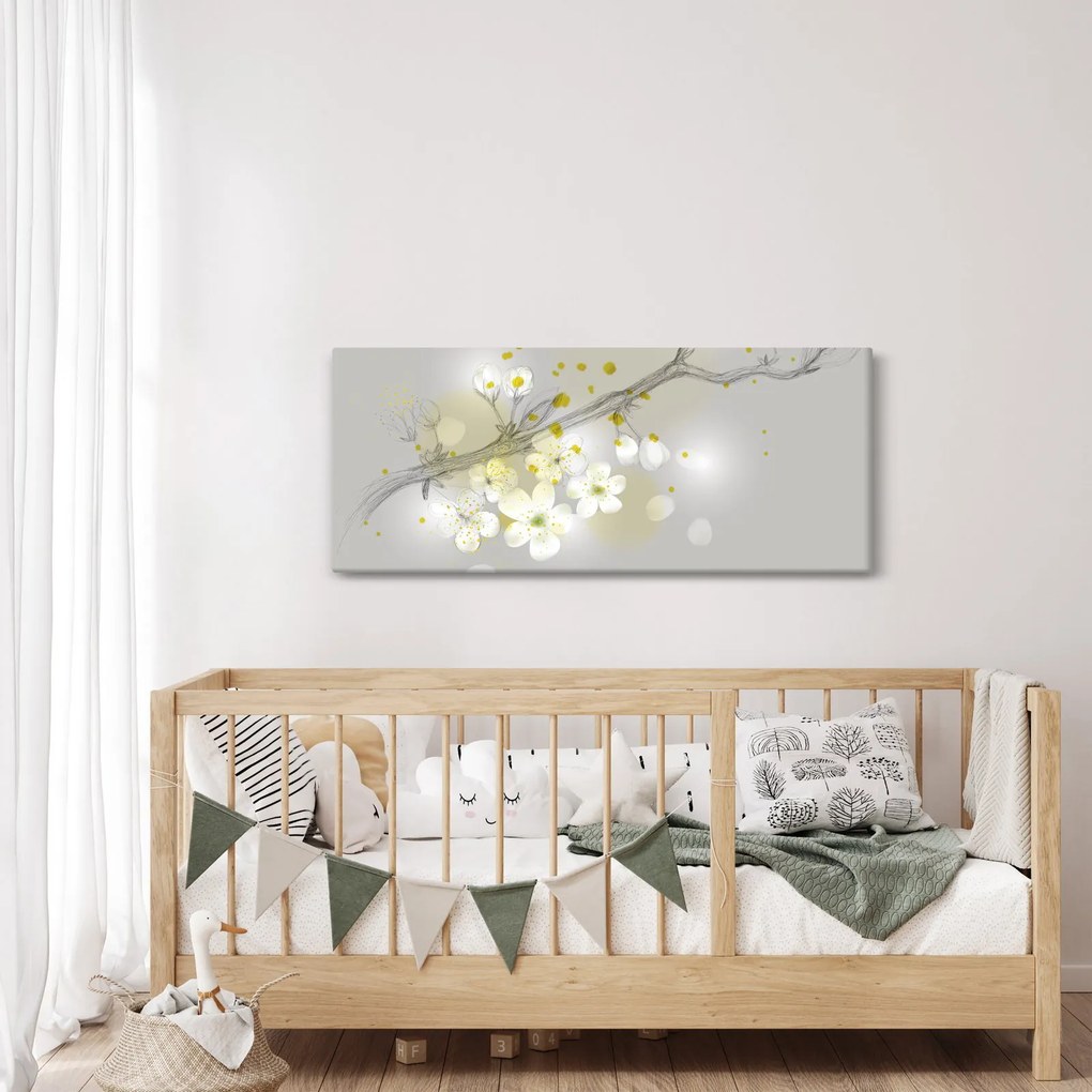 Virágzó gally képe (120x50 cm)