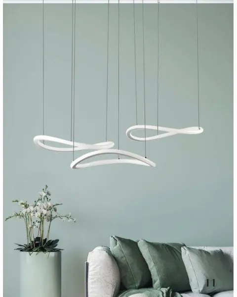 Fabas Luce 3711-47-102 - LED Csillár zsinóron TIRRENO LED/50W/230V